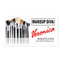 Makeup Diva for Makeup Artists Business Card