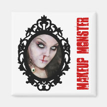 Makeup Monster Fridge Magnets