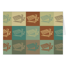 Makeup Pop Art Greeting Card