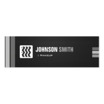 Makeup - Urban Black White Business Cards