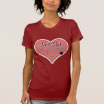 Mal-Shi Paw Prints Dog Humour T-shirt