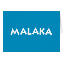 Malaka Greeting Card