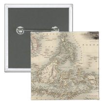Malay Archipelago, or East India Islands Button