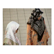 Malay women post cards