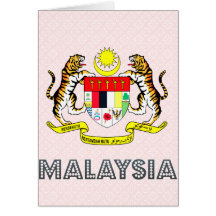 Malaysia Coat of Arms Card