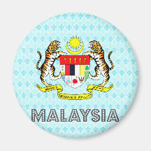 Malaysia Coat of Arms Fridge Magnets