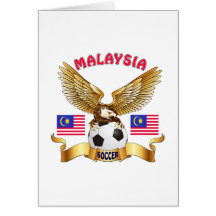Malaysia Football Designs Card