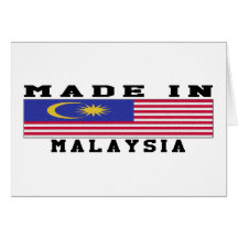 Malaysia Made In Designs Greeting Cards