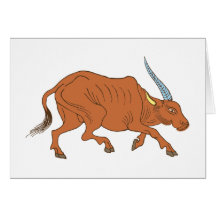 Malaysia Schwert-Ochse sword ox Karte