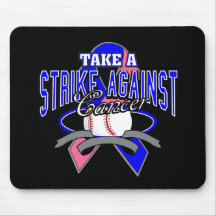 Male Breast Cancer Take A Strike Mousepads