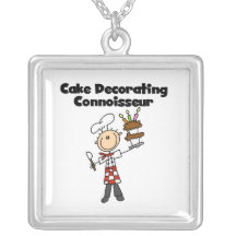 Male Cake Decorating Connoisseur Pendant