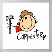 Male Carpenter Posters
