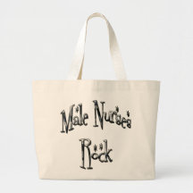 Male Nurses Rock Canvas Bag