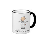 Male Stick Figure Nurse T-shirts and Gifts Coffee Mugs