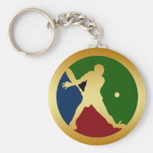 MALE TENNIS PLAYER KEY CHAIN