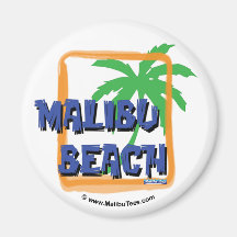 Malibu Beach Palm Tree Magnets
