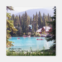 Maligne Lake/Jasper National Park,Canada Fridge Magnet