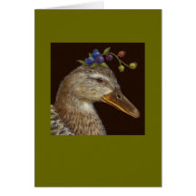 Mallard duck card