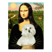 Maltese 11 - Mona Lisa Postcards