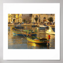 Maltese Boats Posters
