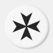 MALTESE CROSS REFRIGERATOR MAGNET