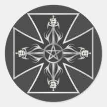 Maltese Cross Sticker