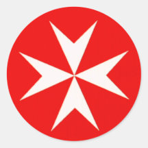 Maltese Cross Stickers