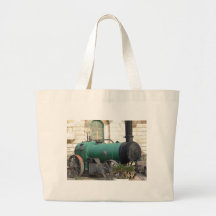 Maltese Old Train Canvas Bags