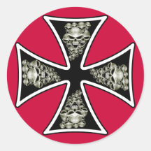 Maltese Skulls Sticker