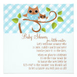 Mama and Baby Owl Personalized Invites