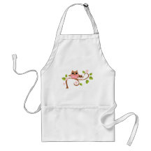 Mama and Baby Owls Aprons