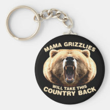 Mama Grizzlies Keychains
