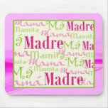 Mama/Mamacita Green & Pink Mousepad