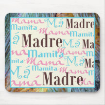 Mama/Mamacita Turquoise Mousepad