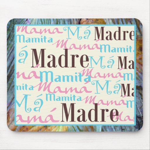 Mama/Mamacita Turquoise Mousepad