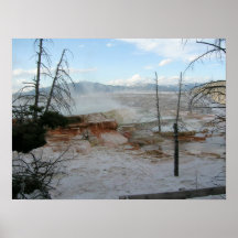Mammoth Hot Springs Poster