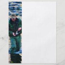 Man Fishing Custom Flyer