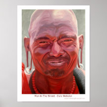 Man In The Street by Dale Webster Posters
