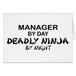 Manager Deadly Ninja by Night Cards