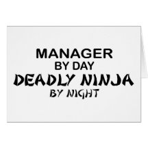 Manager Deadly Ninja by Night Cards