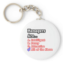 Manager Quiz...Joke keychains