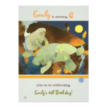Manatee Family: Kids Birthday Party Invitation