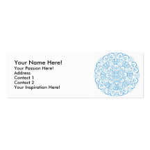 Mandala 1 Profile card Business Card Template