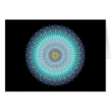 Mandala Greeting Card