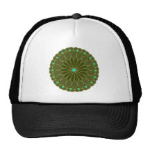 Mandala Inspired Flower Hats
