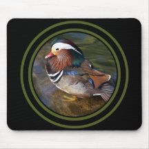 Mandarin Duck - Mossy Mouse Pad