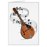 Mandolin Greeting Card