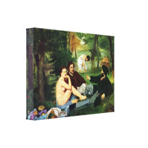Manet - Copy of Luncheon on The Grass 1863 Gallery Wrap Canvas