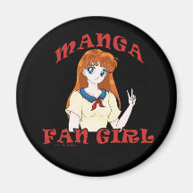 Manga Fan Girl Magnets