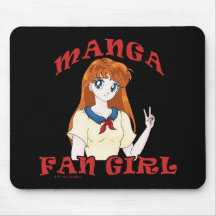 Manga Fan Girl Mousepads